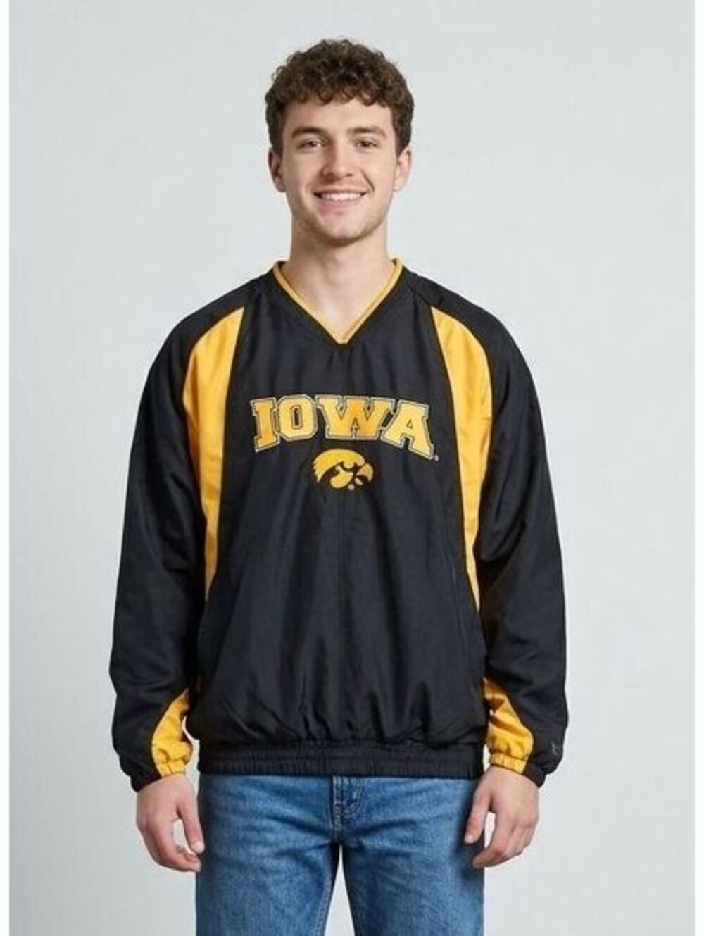 Vintage Starter Iowa Hawkeyes Pullover Windbreaker